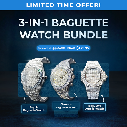 3-in-1 Baguette Watch Bundle